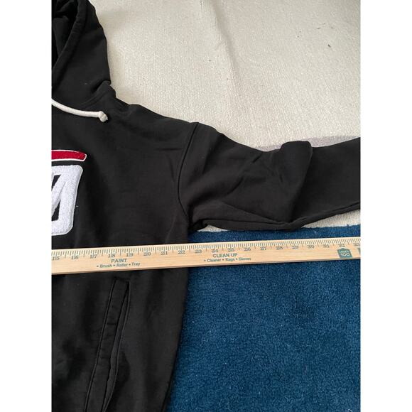 RawGear Zoo Patch Hoodie Sweatshirt Black Mens Large - Picture 3 of 4